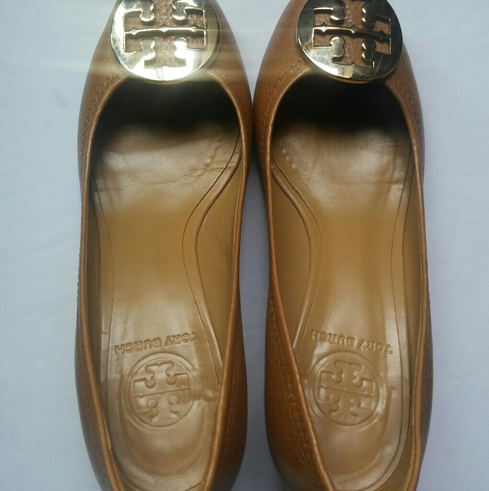 Tory Burch Peep-toe Wedges